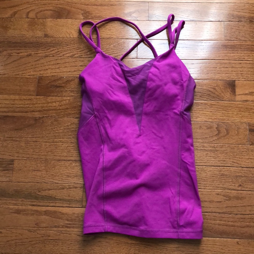 Pink lululemon top